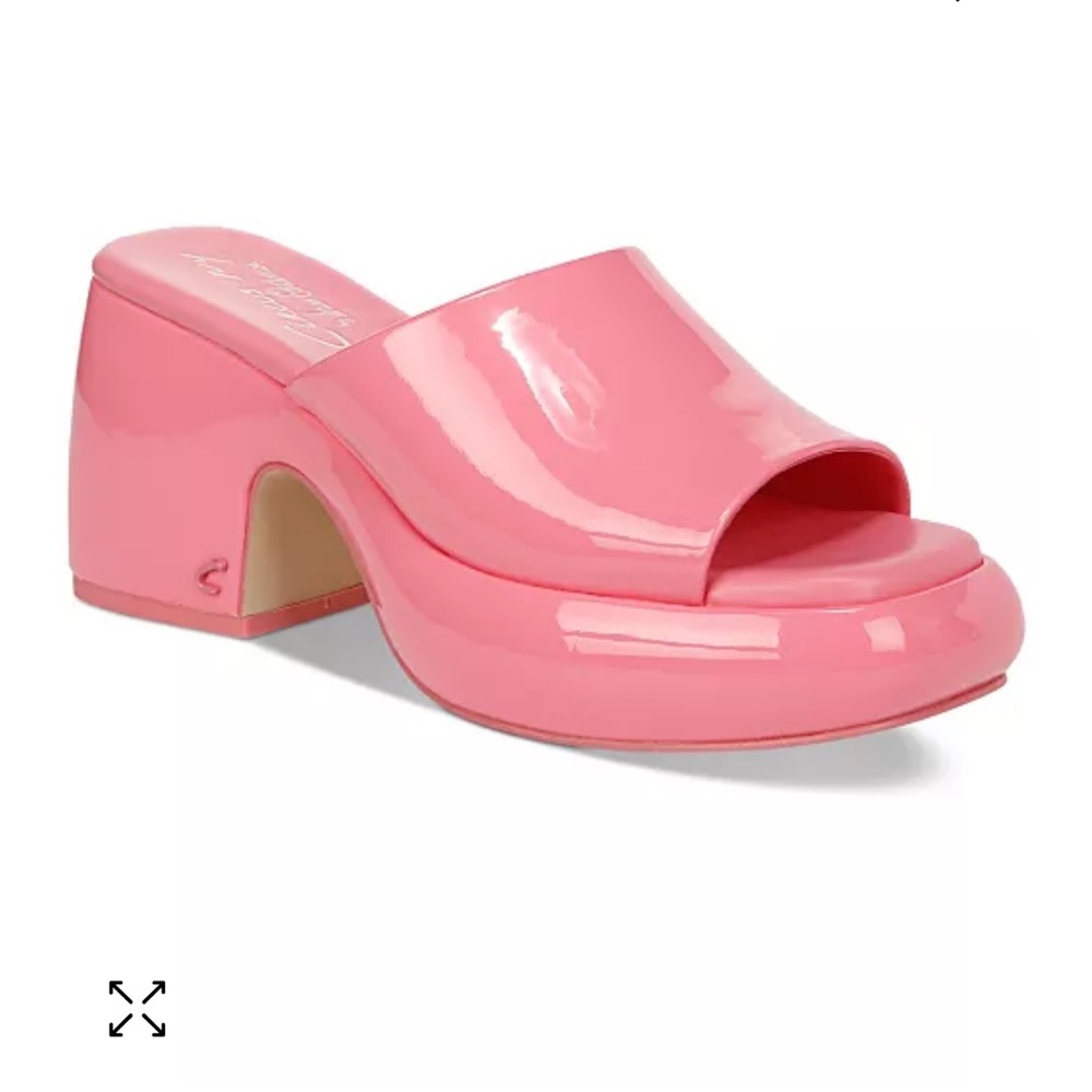 Circus NY by Sam Edelman Isla Pink Sorbet Patent Leather Sandals NIB Size 8